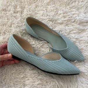 Vivaia Pointed-Toe D'Orsay Flats (Melia) - size 37.5 US - 7